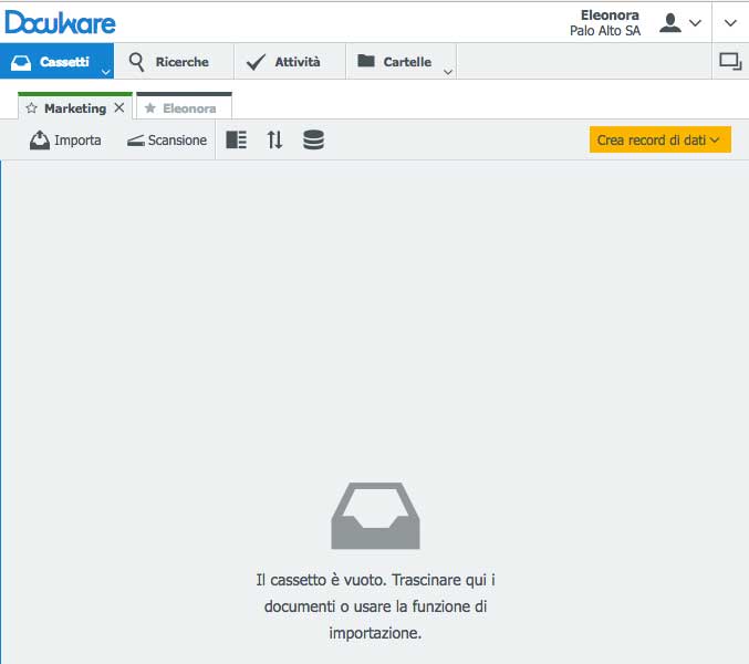 Creare flussi di lavoro con DocuWar