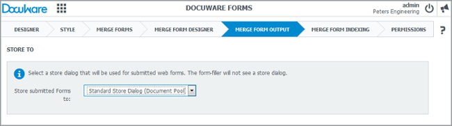 Merge output per i form di DocuWare