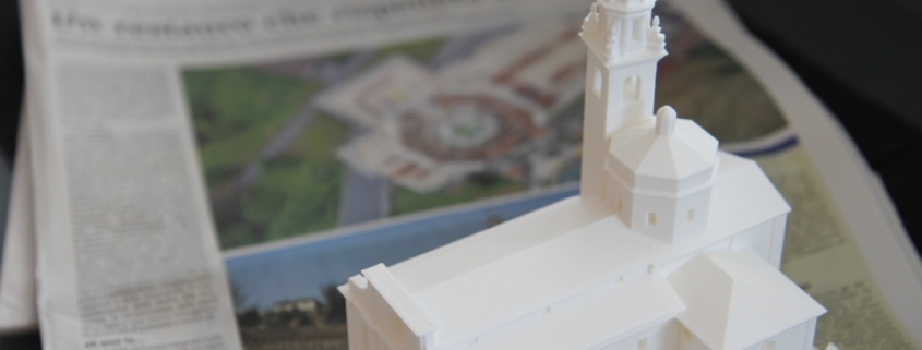 Modellino 3D della Chiesa di Carona