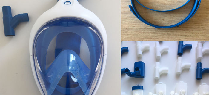 Maschera stampata 3d