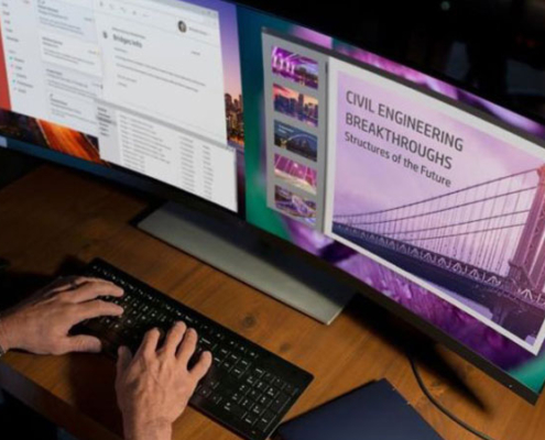 HP S430c 43.4” Monitor Curved Ultrawide