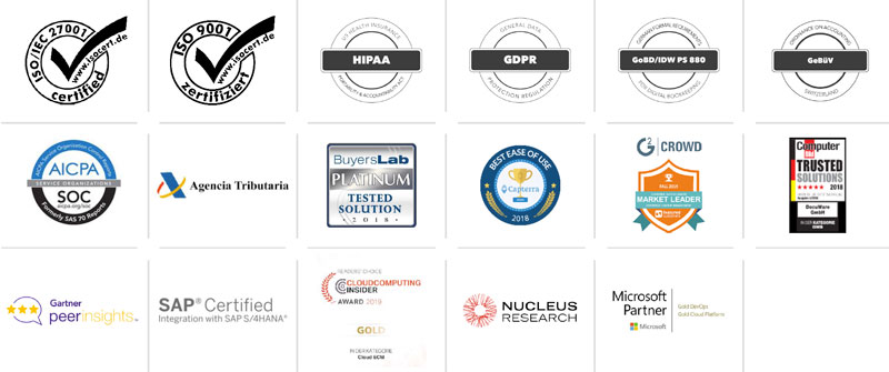 docuware certificazioni award